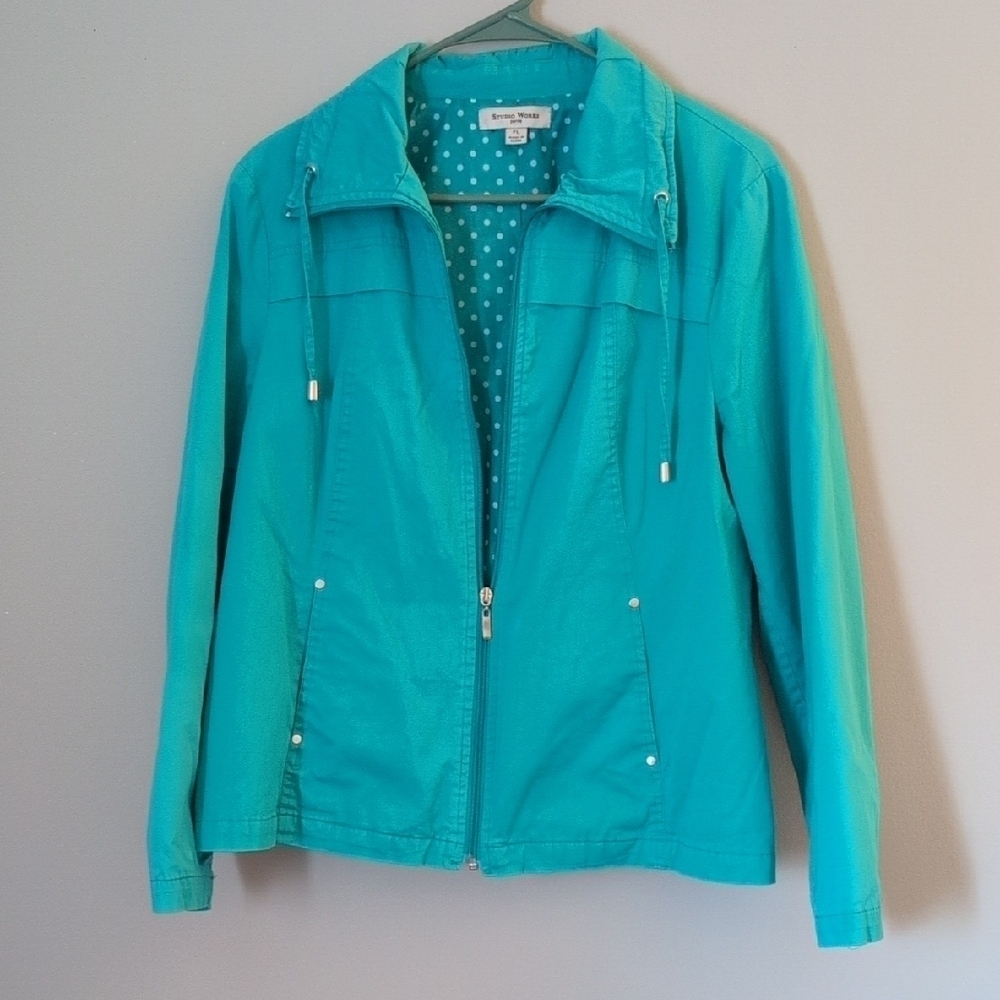 Studio Works Teal Utility Jacket